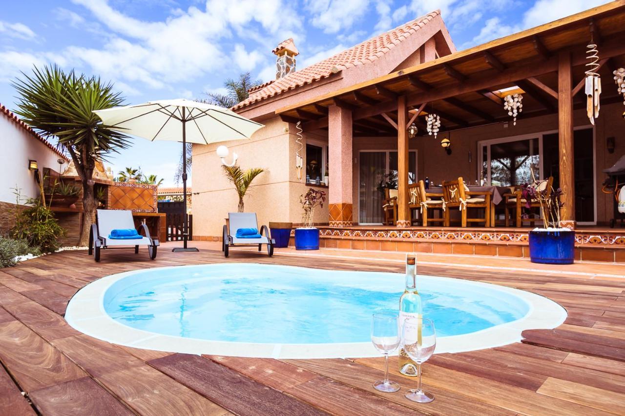 Villa Hibiscus Centrum Corralejo Beach Private Pool Family Екстериор снимка